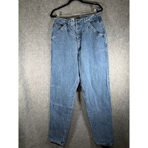 Vintage Roper Blue Denim High Waisted‎ Mom Jeans Size 17/18 Made in USA Bareback